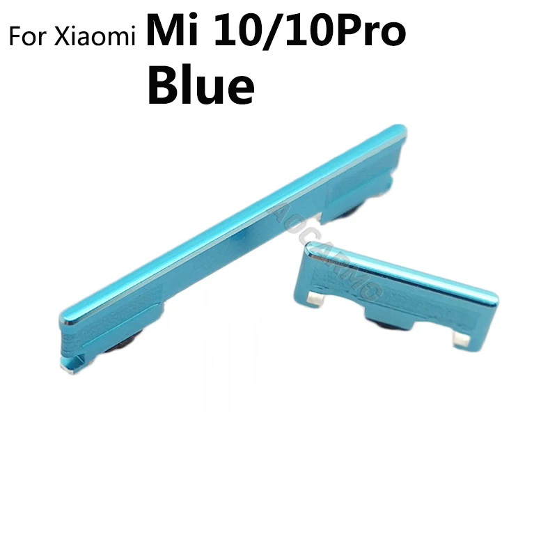 Side Button Key Volume Power ON/OFF Volume Up/Down Replacement Parts Power Volume Control Button For Xiaomi Mi 10 Pro 10T Lite