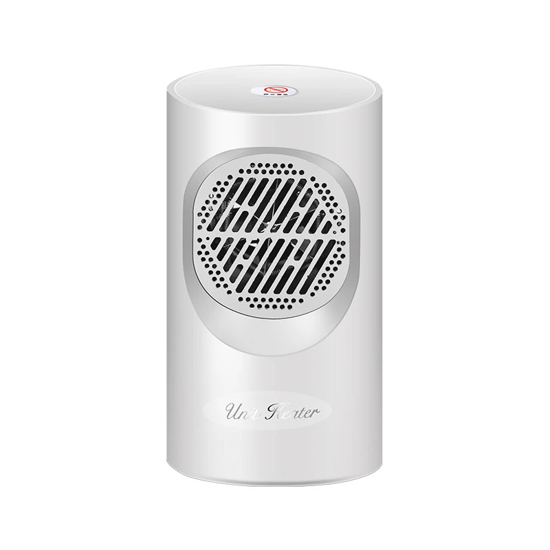 Button White Мини домашний обогреватель инфракрасный 220 В 400 Вт Портативный электрический воздушный обогреватель теплый вентилятор Настольный для зимы бытовой ванной комнаты теплый зимний - Color: Button White