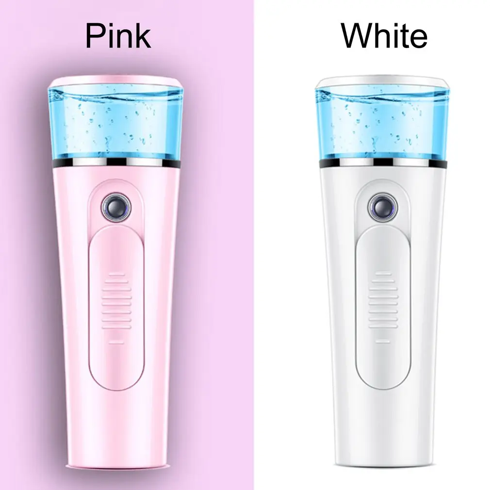 2-in-1 Handheld Mist Sprayer Portable Facial Steamer Sprayer USB Rechargeable Power Bank Sprayer Beauty Instrument new