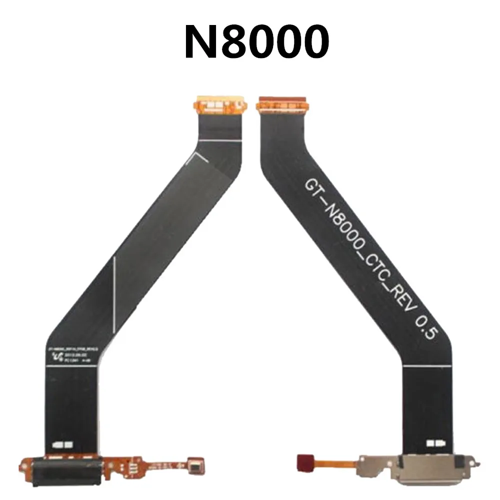 2PCS Original For Samsung Galaxy Note 10.1 N8000 GT-N8000 N8010 Charger Port USB Charging Dock Connector Flex Cable | Мобильные