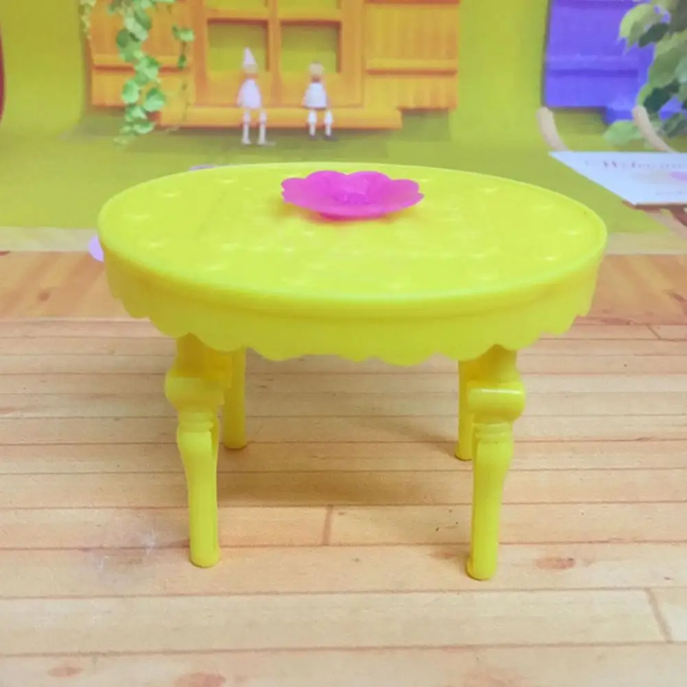 Kuulee милый изысканный игровой домик набор игрушек 1 стол для отдыха 2 стула на день рождения Хэллоуин Рождественский подарок украшение