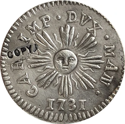 Италия 1 Soldo Charles IV 1731 копии монет