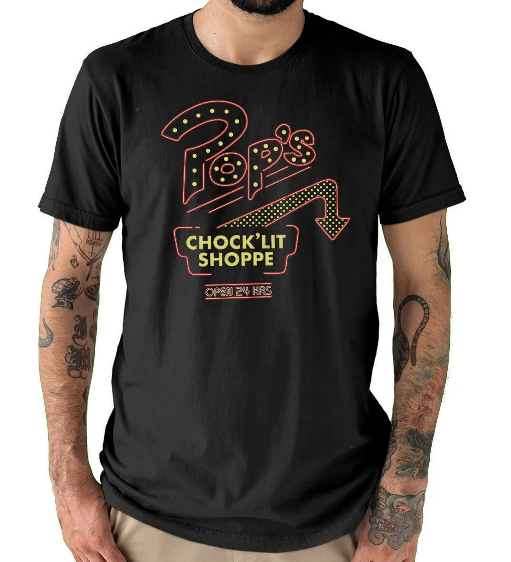 Pop's Chock'Lit Шоппе ривердейл Футболка мужская и женская унисекс Топ с короткими