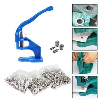 Cheap Hand Pressing Grommet Eyelets Machine Sewing Tool Snap Fastener Dies Mold Sets
