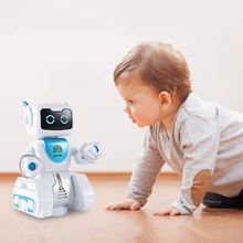 C5AA Robot inteligente teledirigido programable RC, figura de acción con sensor táctil, juguete de aprendizaje para niños, regalo