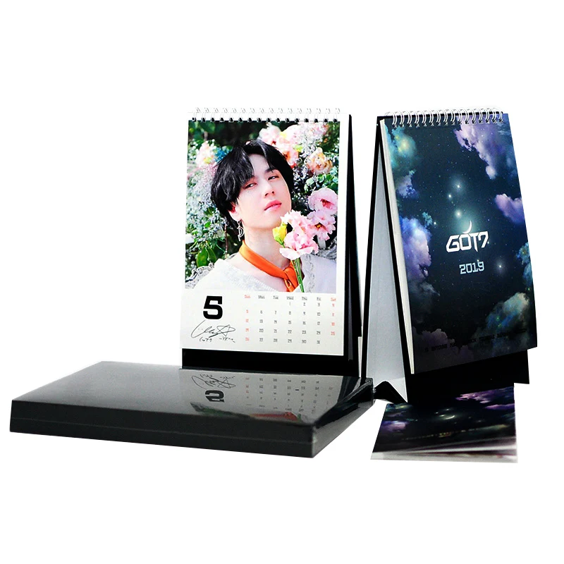 

2019 k-pop new fashion got7 calender Mini photo album Bambam Mark fans presents new got 7 fans gifts