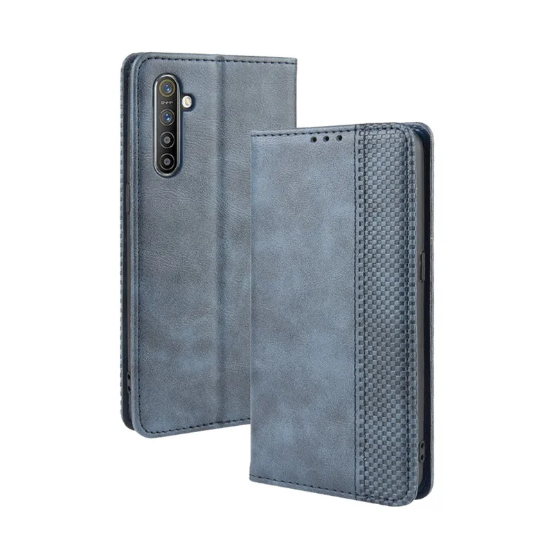 Откидной Чехол 6 4 дюйма для OPPO Realme XT чехол-бумажник с подставкой карт Магнитный