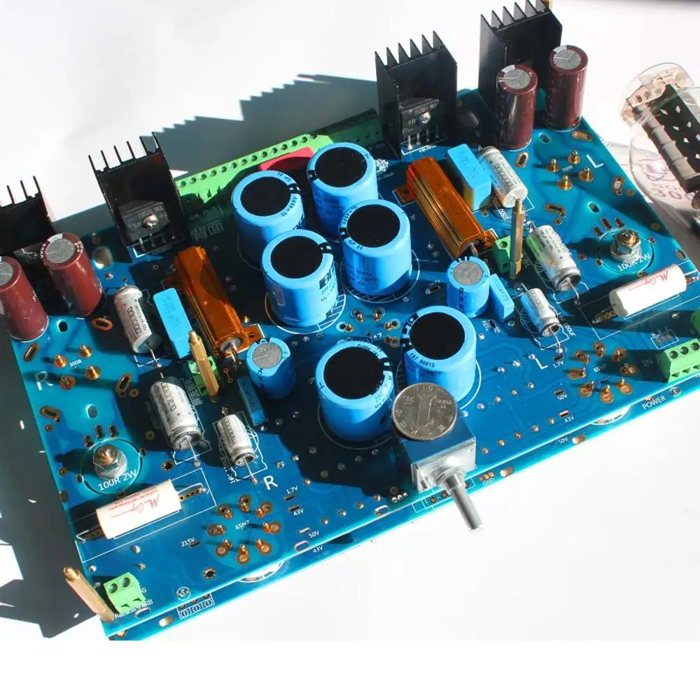 Nobsound 300B усилитель вакуумной трубки печатной платы класса A стерео аудио усилитель мощности DIY KIT 7 Вт* 2