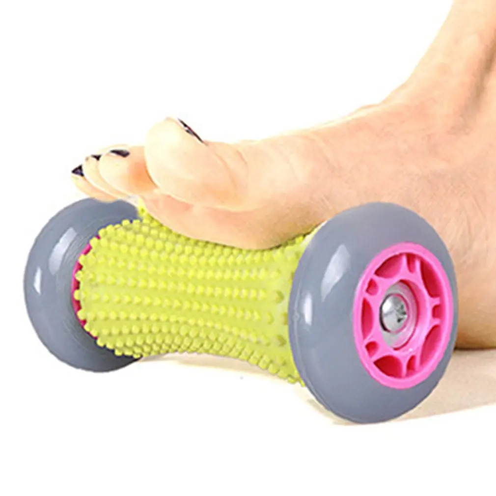Ролик для массажа ног колючий шар для облегчения боли в ногах Массажер для снятия подошвенного фасцита и пятки стопы арки боли и расслабления плеча