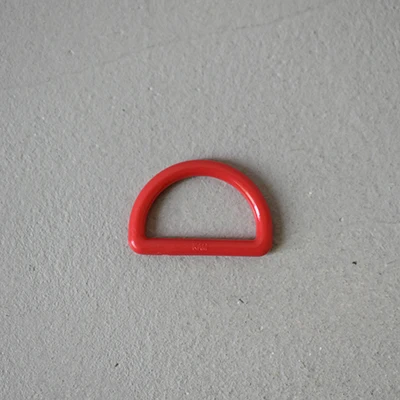 100 шт пластиковые полукруглые кольца с d-образной пряжкой для собачьего ошейника, сумки для багажа 20 мм, аксессуары для шитья, соединительные застежки - Цвет: 6