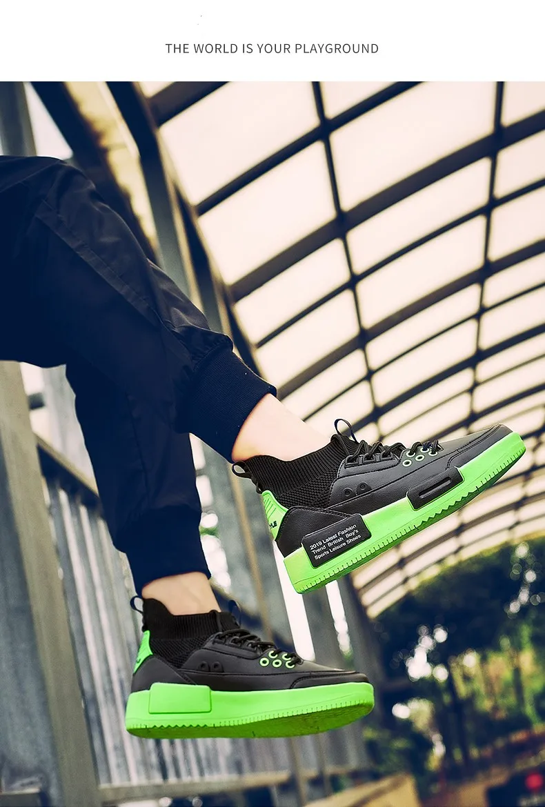 CINESSD New Leisure Skateboarding Shoes Fashion Casual Sneakers Sport Shoes Men Flat Walking Shoes Male Comfortable Street Shoes