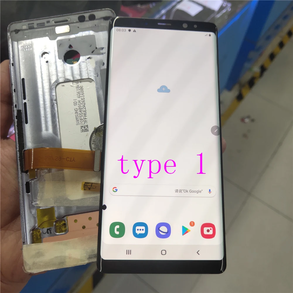ЖК-дисплей для SAMSUNG Galaxy Note 9, N960F, N960D, N960DS, сенсорный экран, дигитайзер, маленькая мертвая точка, без ожогов, хорошо работает