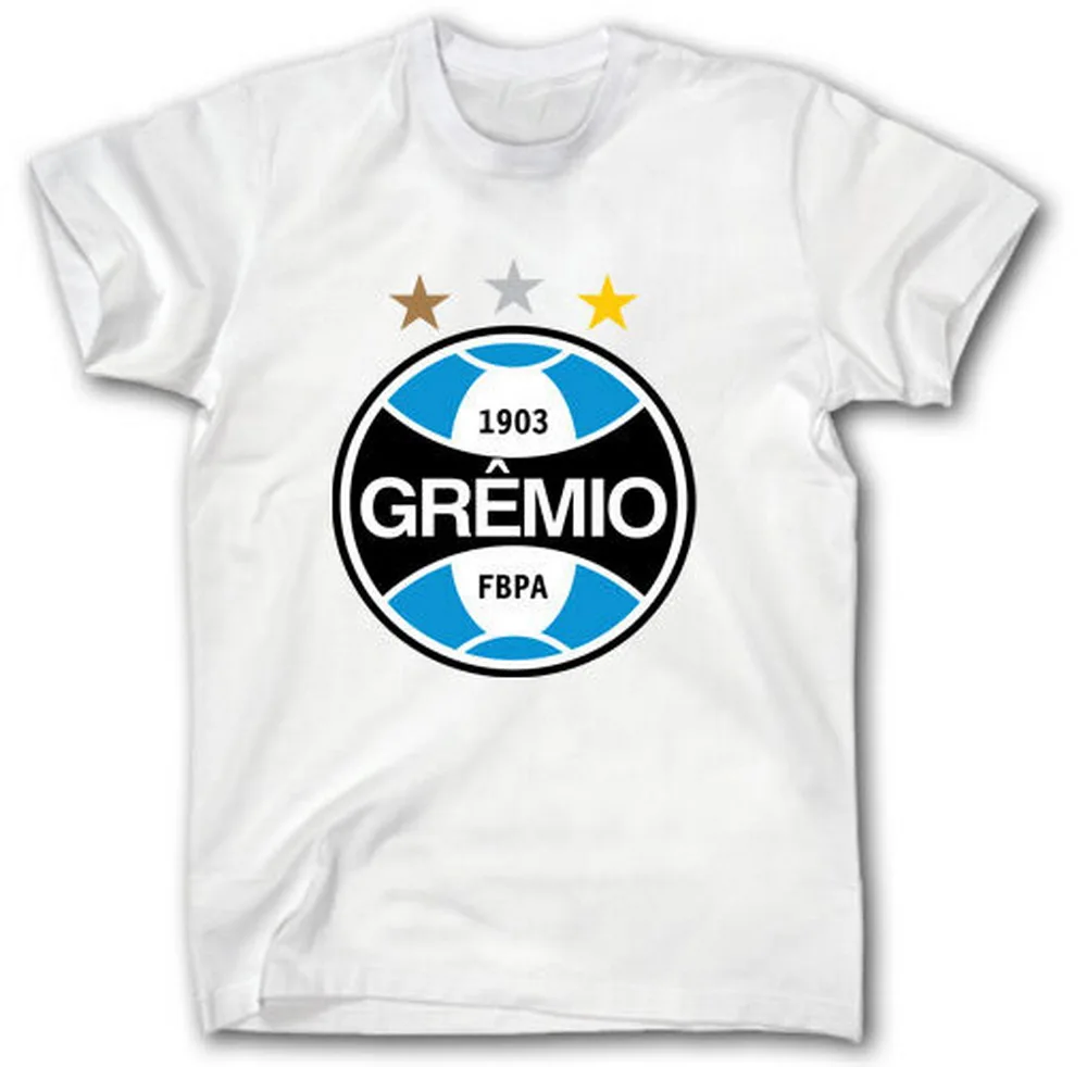 

GREMIO PORTO ALEGRE SHIRT S - XXXL FOOTBALL CAMISETA FUTBOL SOCCER FBPA Grêmio Cotton New Unisex Funny Tops Tee Shirt