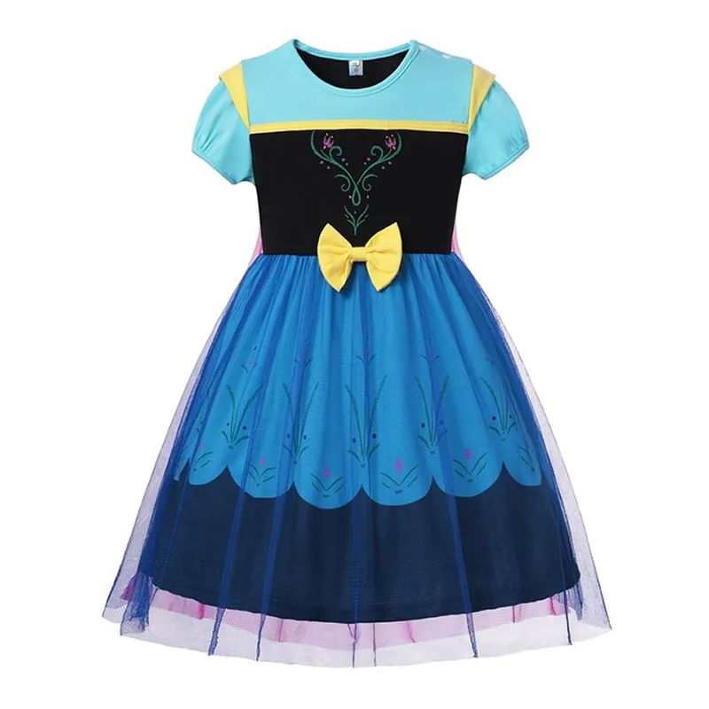 Anna Dress Игрушка для маленькой девочки История 4 Джесси одеваются Принцесса Маленькая Русалка Ариэль платье ребенок Рапунцель бальное платье для младенцев Белоснежка маскарадный костюм - Цвет: Anna Dress