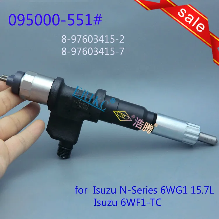 ERIKC топливный инжектор в сборе 095000-5516common Rail Инжектор 0950005516 настоящий дизельный 5516