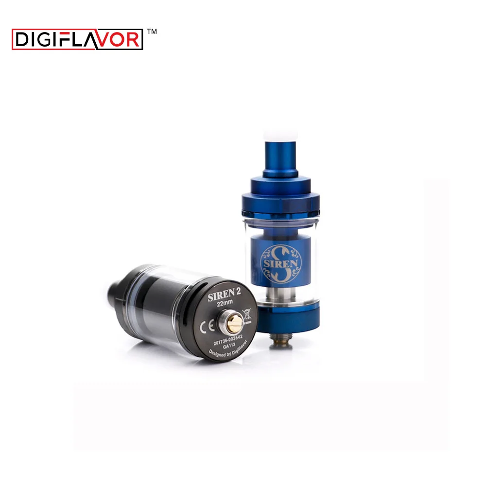 Digiflavor Siren V2 GTA MTL Tank 24mm Version 4.5ml Genisis Tank Siren V2 Vape atomizer tank for Electronic Cigarette mod Digiflavor Siren V2 GTA MTL Tank 24mm Version 4.5ml Genisis Tank Siren V2 Vape atomizer tank for Electronic Cigarette mod