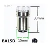 BA15D BA15S LED 15mm lamp cap 12v 24v 36v red ba15s green ba15d blue ba15s 36v led ba15d 24v red ba15s 24v blue led 12v ba15d ► Photo 2/3