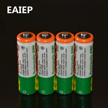 

Brand New 0riginal 4pcs/Lot EAIEP 1.2V NiMh 1000mAh AA Battery Rechargeable AA Batteries pilas recargables