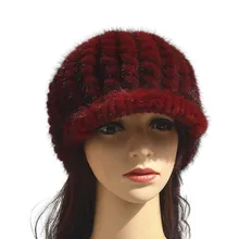 Подлинная осенняя и зимняя женская Норковая меховая шапка, натуральная водная ткань, норковая меховая шапка, новинка, женская шапка из натуральной кожи норки, подарок