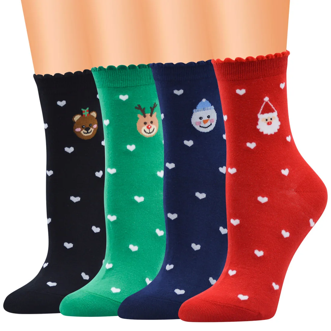 

2019 Winter Girl Boy Socks Cartoon Animal Cute Deer Sock For Girls Unisex Thick Warm Cotton Sock For Ladies Christmas Gifts