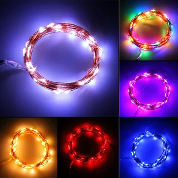 

5M 50 LED Copper Wire String Light String Fairy Light Lamp Decoration Light for Christmas Wedding Party Hotel Festival