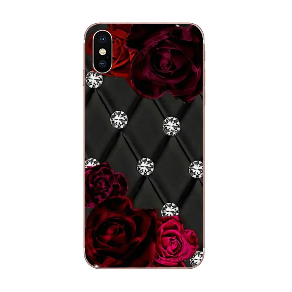 Кожа живопись Bling цветок с кристаллами стразами для Xiaomi Redmi Note 2 3 3S 4 4A 4X5 5A 6 6A Pro Plus Мягкий ТПУ новое поступление