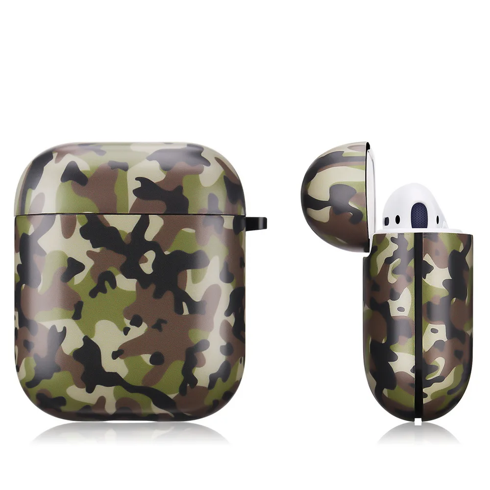 Новый Модный мягкий чехол для наушников из ТПУ Apple Airpods 1 2 матовый IMD дизайн