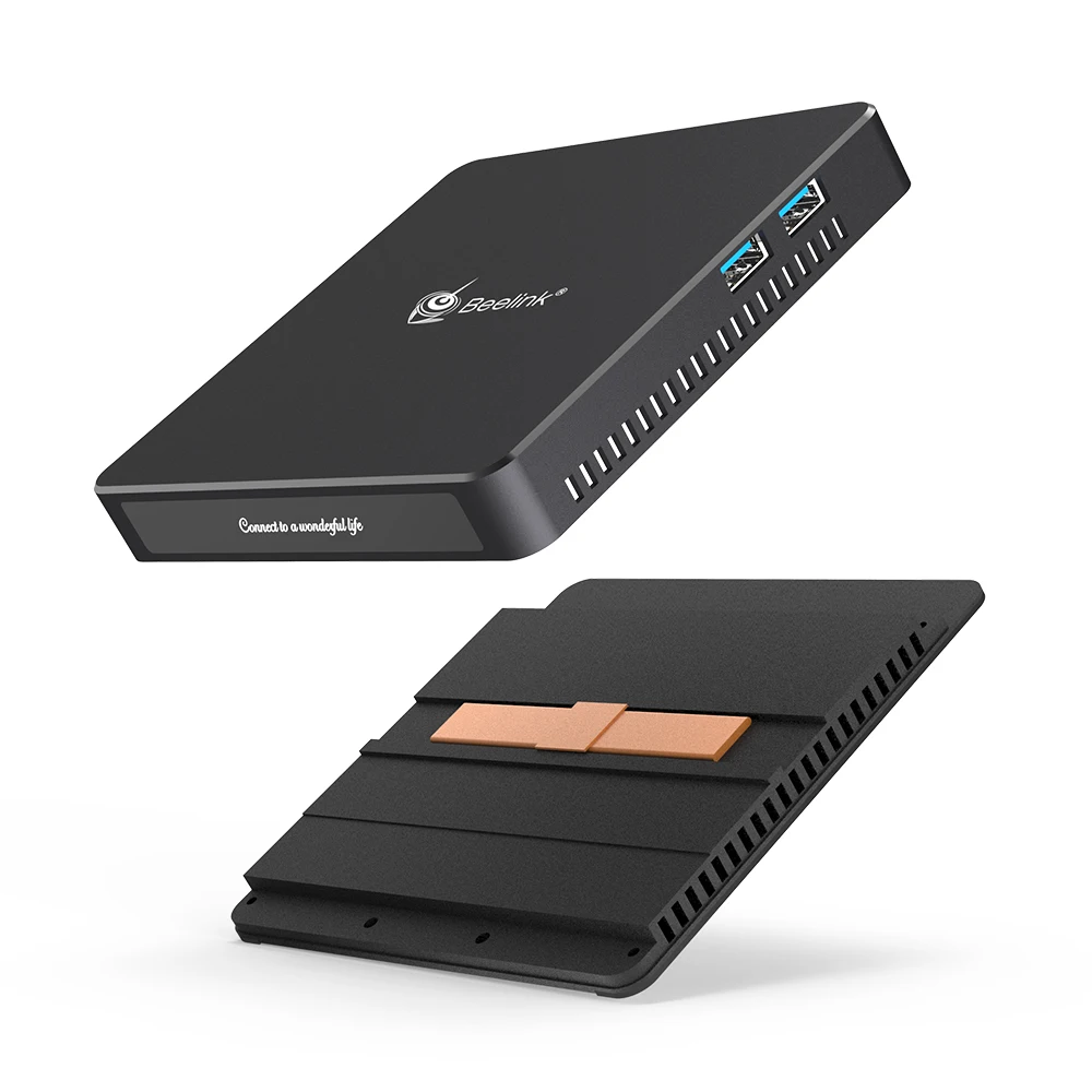 Beelink Gemini T45 мини ПК intel Pentium N4200 четыре ядра 8 Гб DDR3 256 SSD windows 10 компьютер linux ubuntu