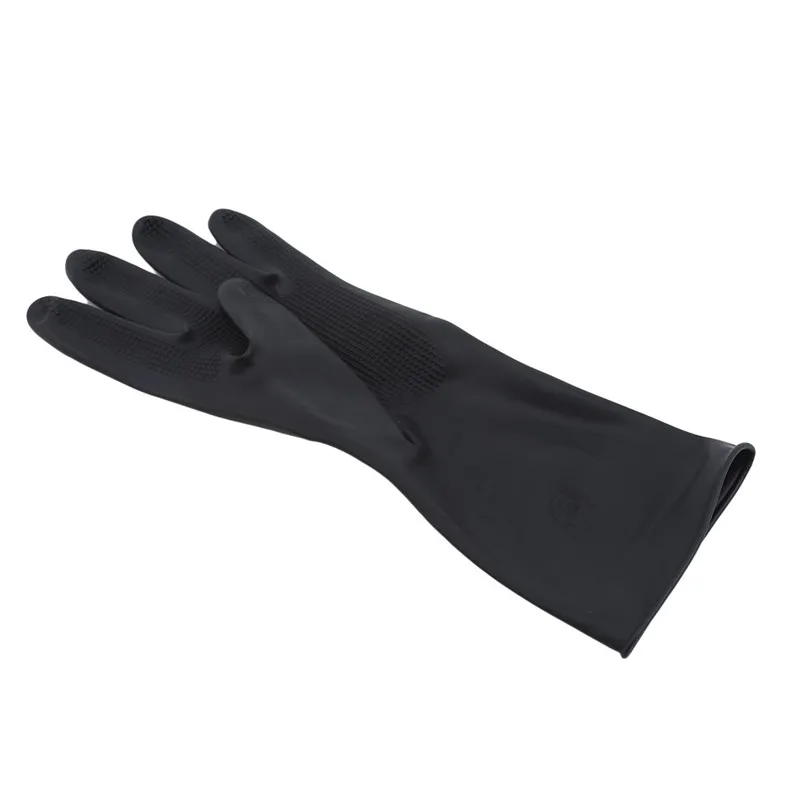 Anti-slip Beauty Salons Hairdressing Gloves Hair Thicker Rubber Gloves Hair Dyed Gloves Durable Hair Care Styling Tools 1 Pair