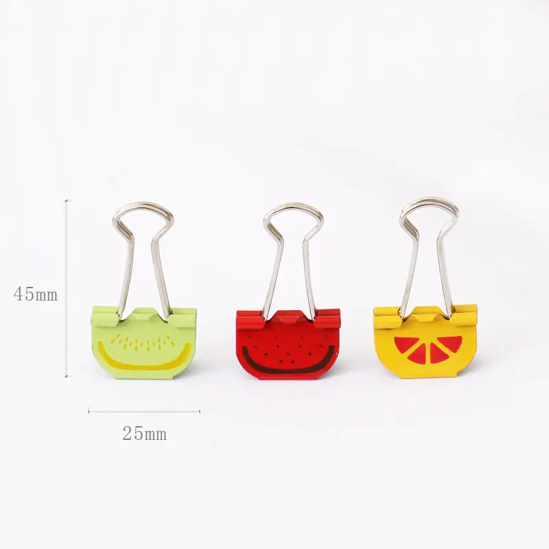TUTU Colorful Long Tail Ticket Printing Office Dovetail Clip Size Students Stationery Clip Dovetail Clamps H0598