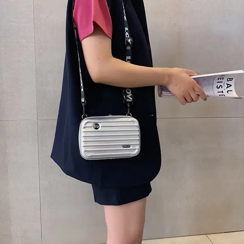plastic crossbody bag