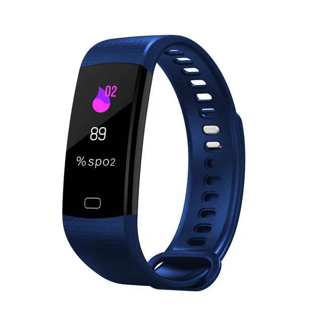 blue LIGE Smartwatch Electronic Smart Watch Women Men Running Cycling Climbing Health Pedometer LED Color Screen Sport Smart Bracelet - Цвет: blue