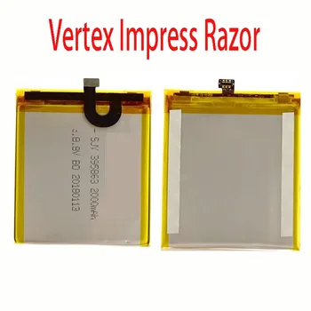 

battery For Vertex Impress Razor 3000mah battery For Vertex Impress Razor mobile phone