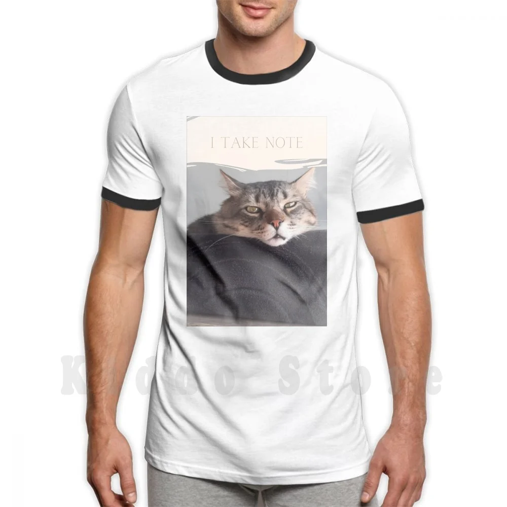 Cat Tigger T Shirt Fai Da Te Big Size 100% Cotone Cat Humor Animali Pigri Cute Amalhenné Seria Mimi Work Tigr