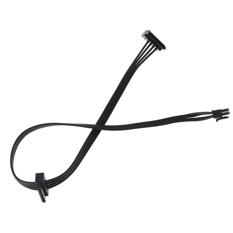 1 шт. 45 см mini 4 Pin к 2 Sata SSD кабель питания для lenovo M410 M610 M415|Компьютерные кабели и