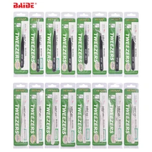 Черный Нержавеющая сталь пинцеты «VETUS» анти-магнитный HRC40 антистатические щипцы ST от электростатических разрядов, 10, 11, 12, 13, 14, 15, 16, 17, дляспециалистов по наращиванию ресниц чехол для телефона