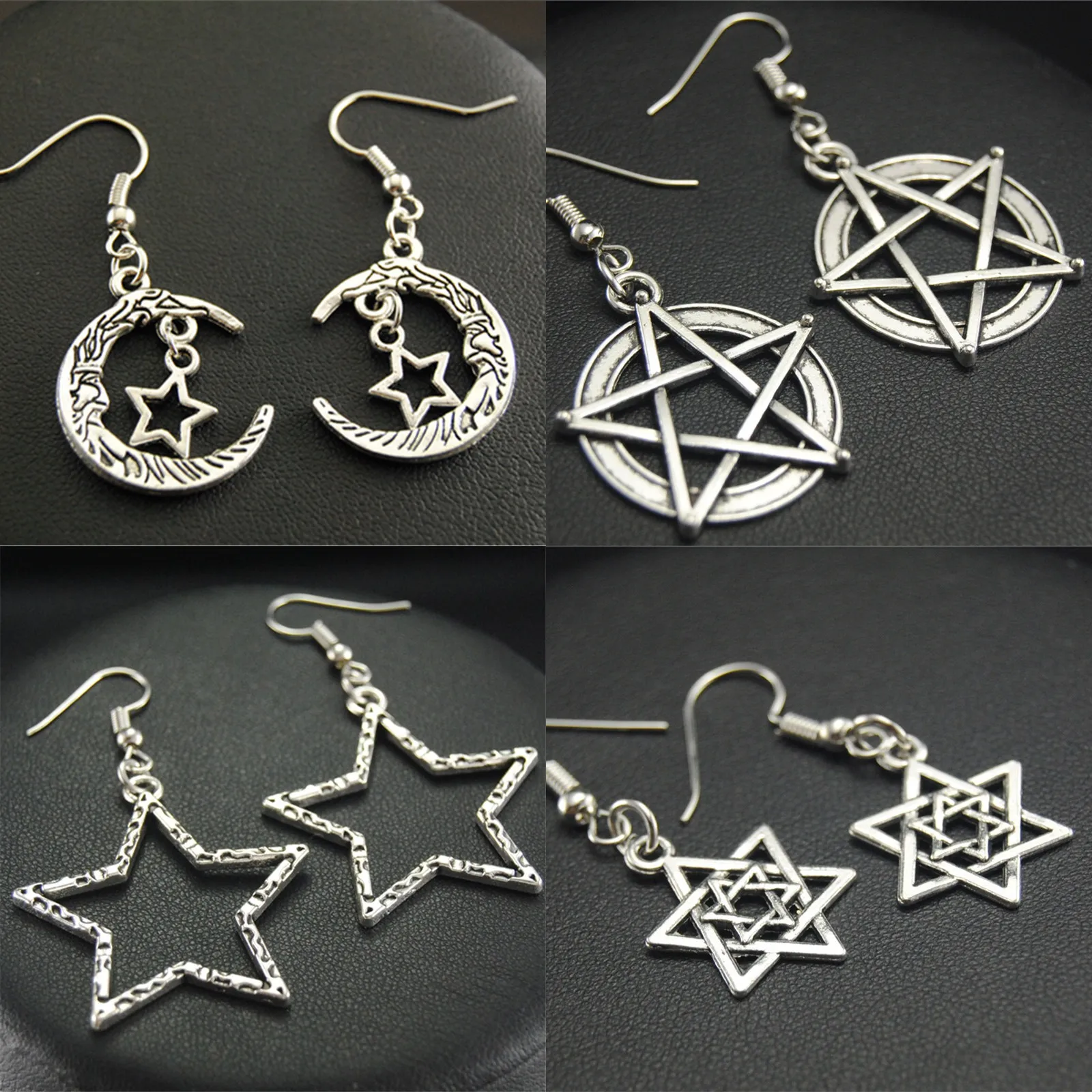 1 шт. Wicca подвески звезда висячие серьги Сделай Сам ювелирные изделия ручной