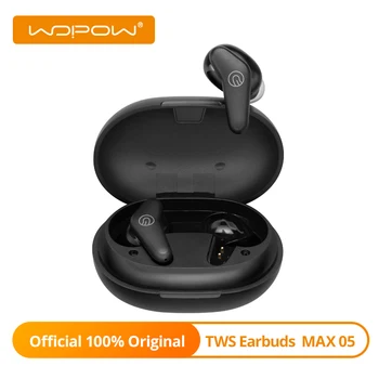 

WOPOW MAX05 Stereo Sound TWS Bluetooth Wireless Earphones with Mic Support Touch Control Quick Pair Sports Bluetooth Headset