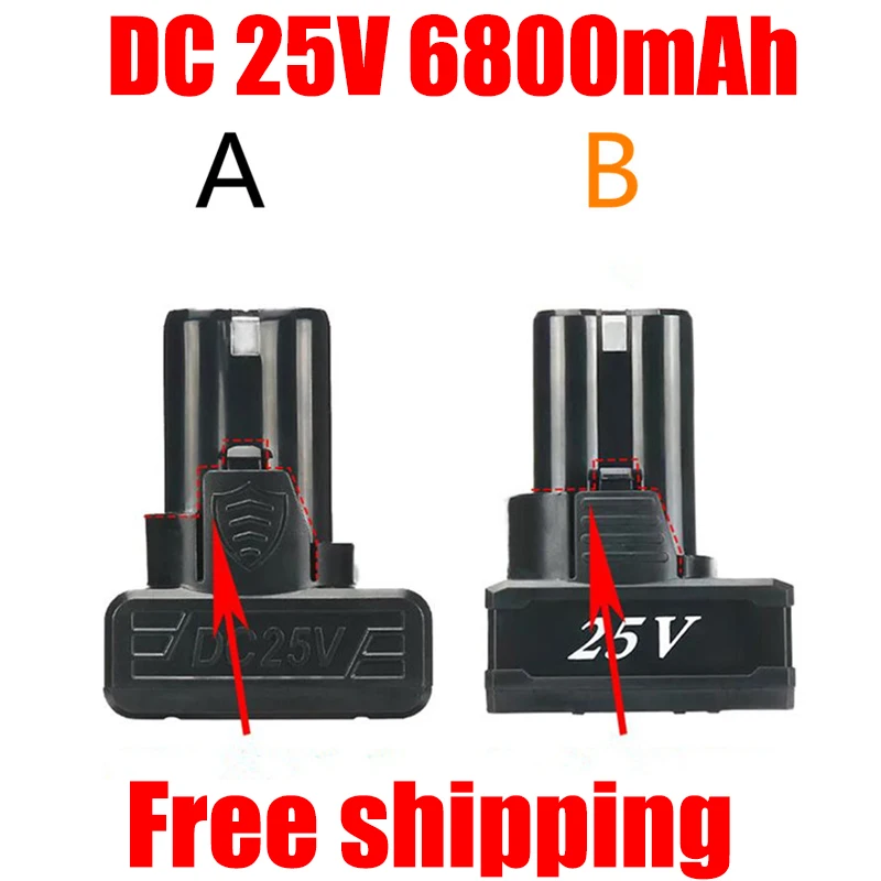 New108V25v6800mAhUniversalRechargeableLithiumBatteryForPower