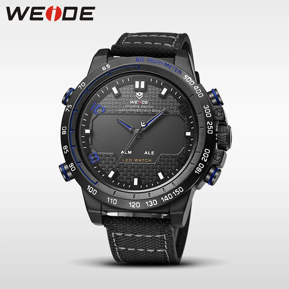 Мужские часы WEIDE из нержавеющей стали роскошные Брендовые спортивные