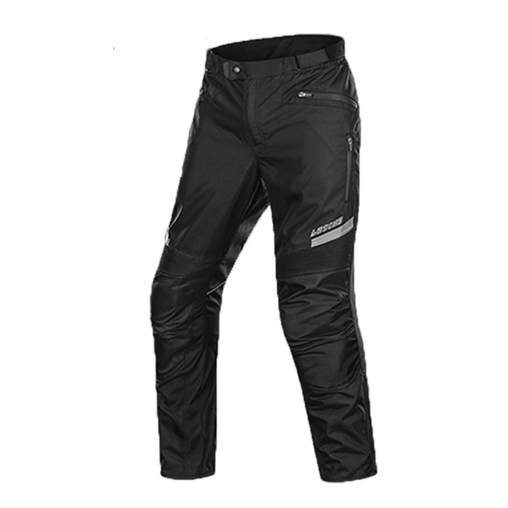 LYSCHY осенне-зимняя мотоциклетная куртка мужская водонепроницаемая ветрозащитная мотоциклетная куртка для езды на гоночном мотоцикле одежда защитное снаряжение - Цвет: 603-Black Pants