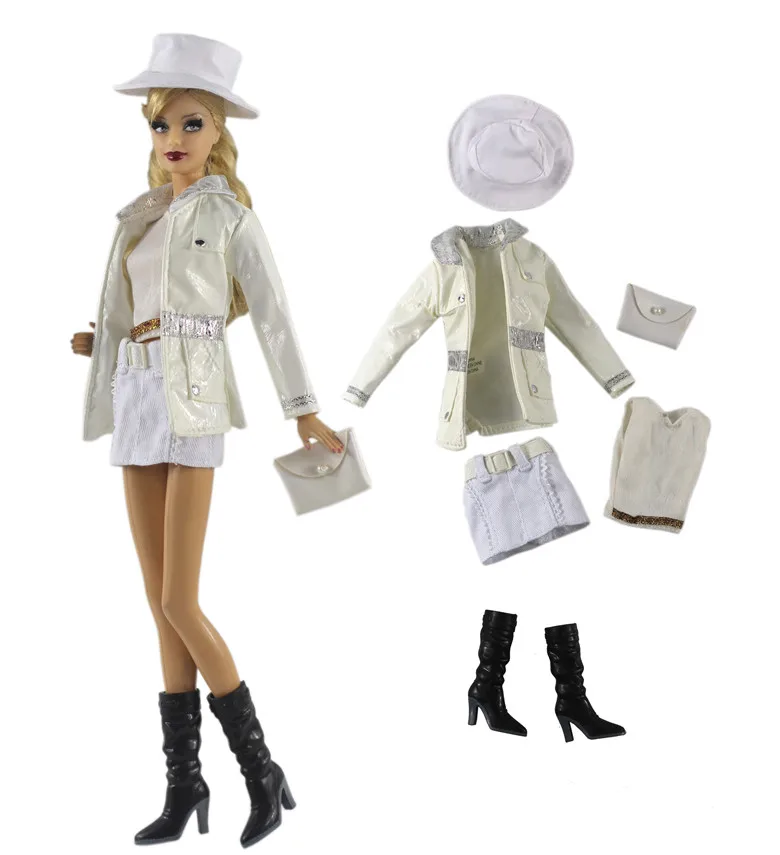 Комплект одежды/ Топ пальто+ юбка брюки шляпа сумка для 1/6 BJD Xinyi FR ST Кукла Барби/Одежда для куклы-младенца