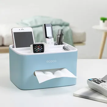 

Tissue box, tray, home living room, dining room, coffee table, Nordic, simple, remote control, storage, multifunction LB824174