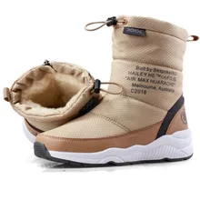 SWONCO/женские ботинки; короткие бархатные зимние ботинки; красные зимние ботинки; теплые легкие ; женские водонепроницаемые ботинки Akle; обувь