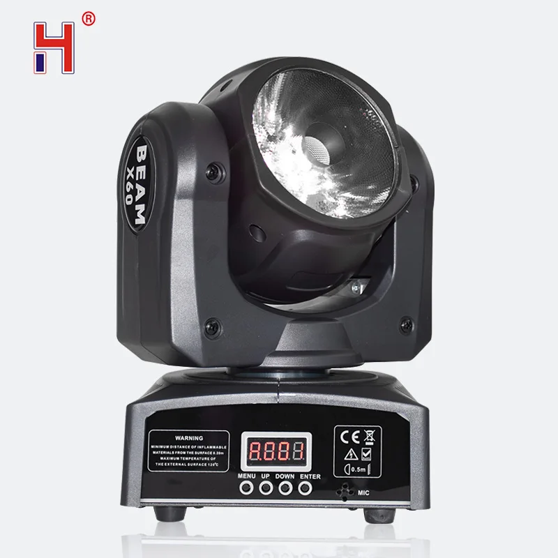 Dj светильник ing Mini движущаяся головка Led 60W Lyre Beam Dmx сценическое светодиодное