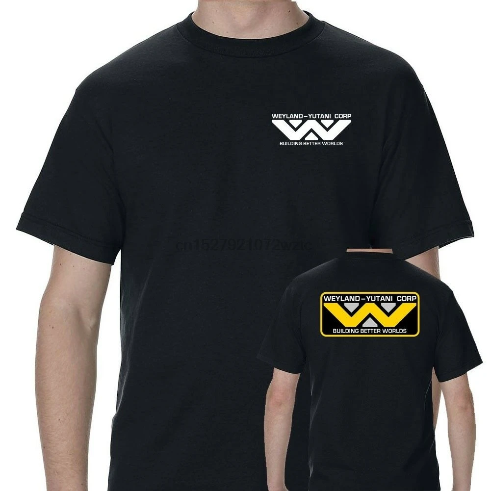 Weyland Yutani Corp Logo Double Sided Adult T-Shirt |