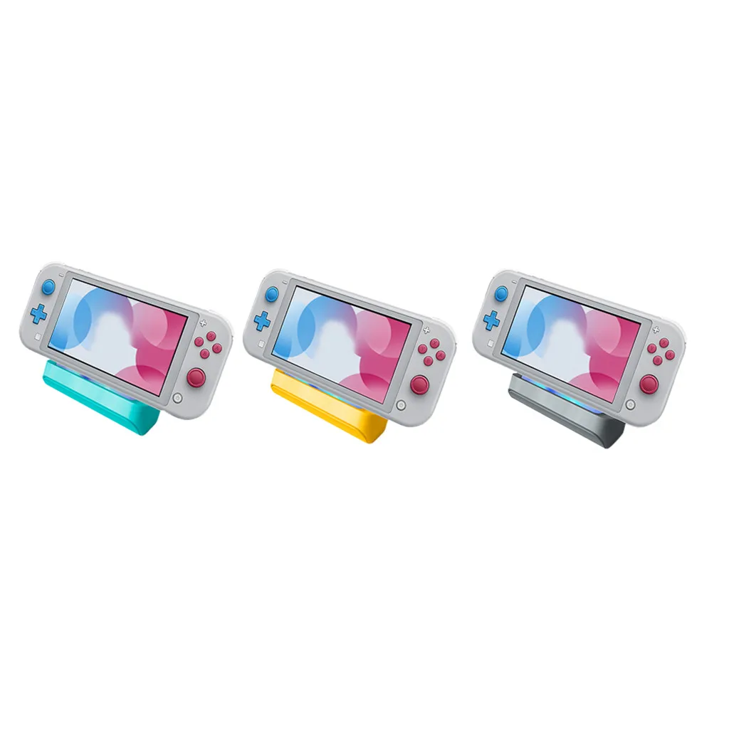 Для nintendo switch Lite консоль и контроллер подставка для зарядного устройства Регулируемая Подставка для зарядки usb type-C для переключателя 815#2