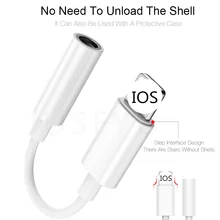 Для iPhone до 3,5 мм разъем аудио удлинитель Aux Шнур для iPhone XR XS X 8 7 Plus XSMAX Автомобильный Динамик Разъем для наушников