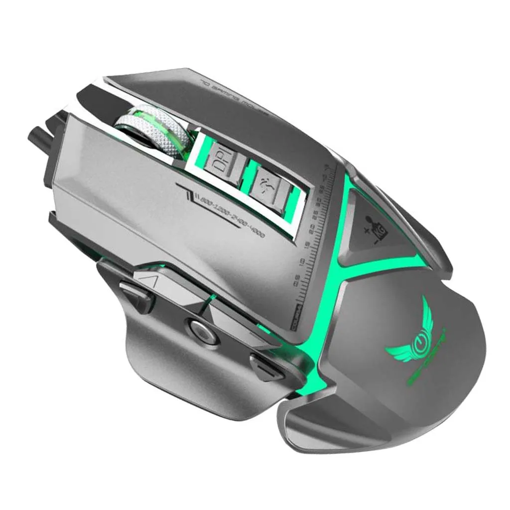 Компьютерный ноутбук мышь и коврик для мыши комбинированный набор 11 программируемых кнопок и 4 регулируемых dpi игровая мышь с ковриком для мыши