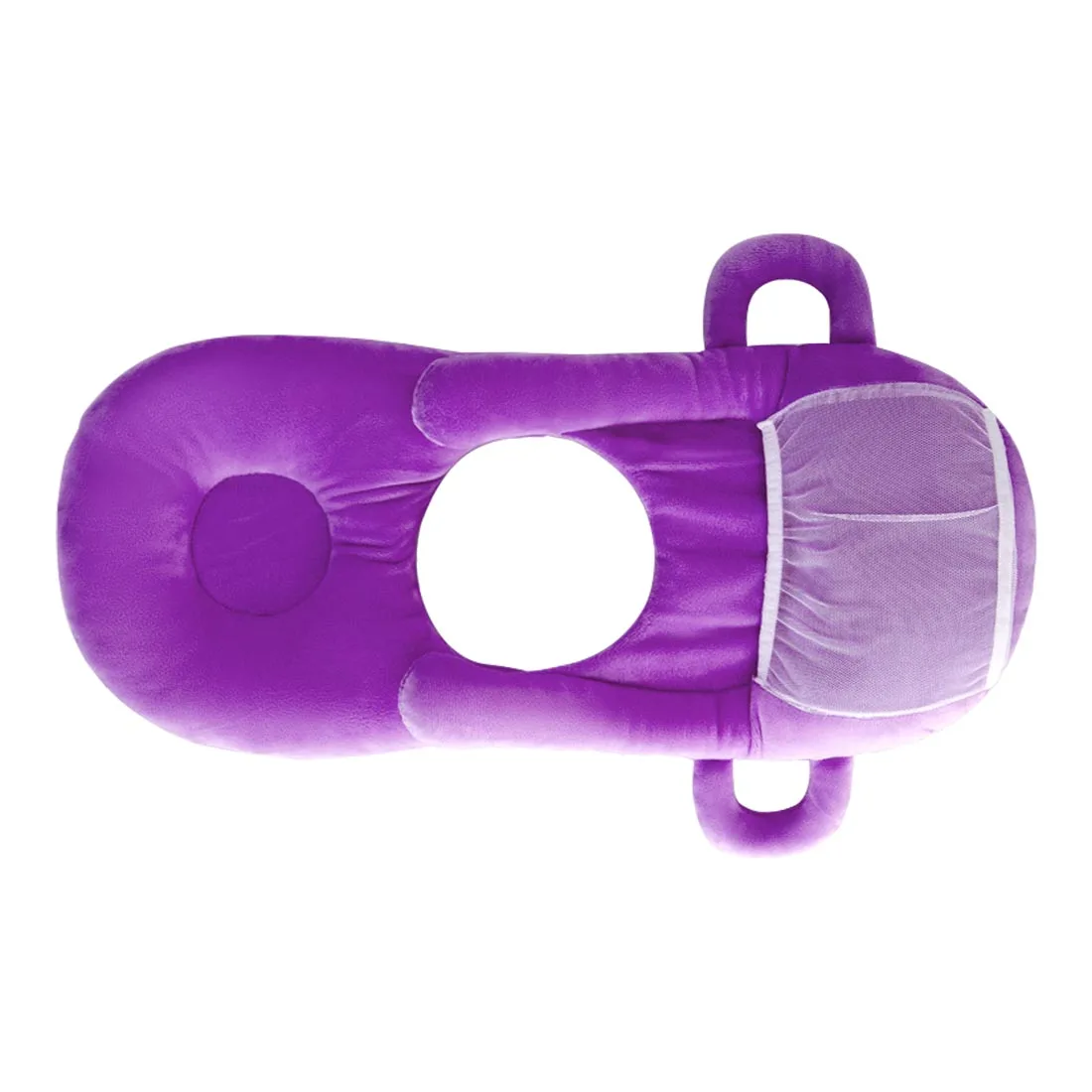 Горячая Детская обучающая Подушка для кормления, ручная бутылочка с держателем, хлопковая Детская Бутылочка для молока, чашка для кормления, подставка для детских бутылочек - Цвет: purple